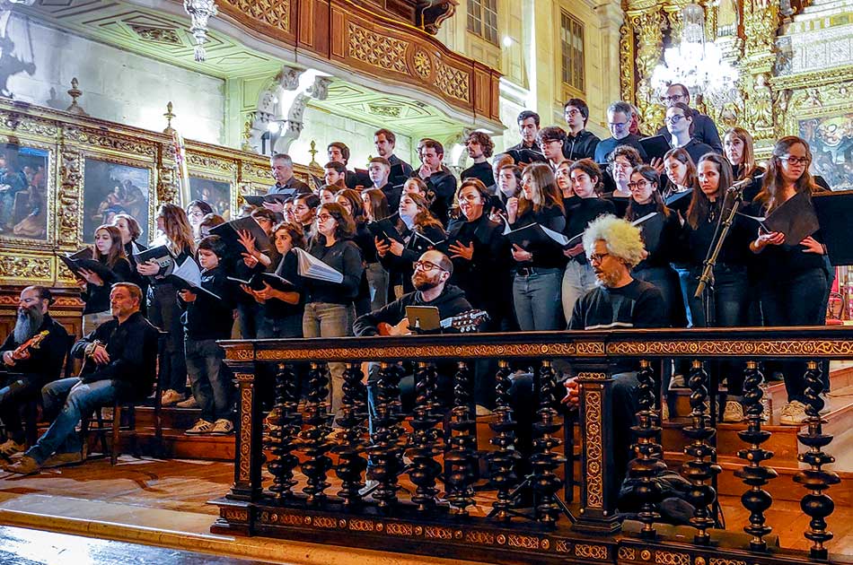 Concerto de Oração Coro COD Coimbra na Sé Nova no dia 22 fevereiro 2024