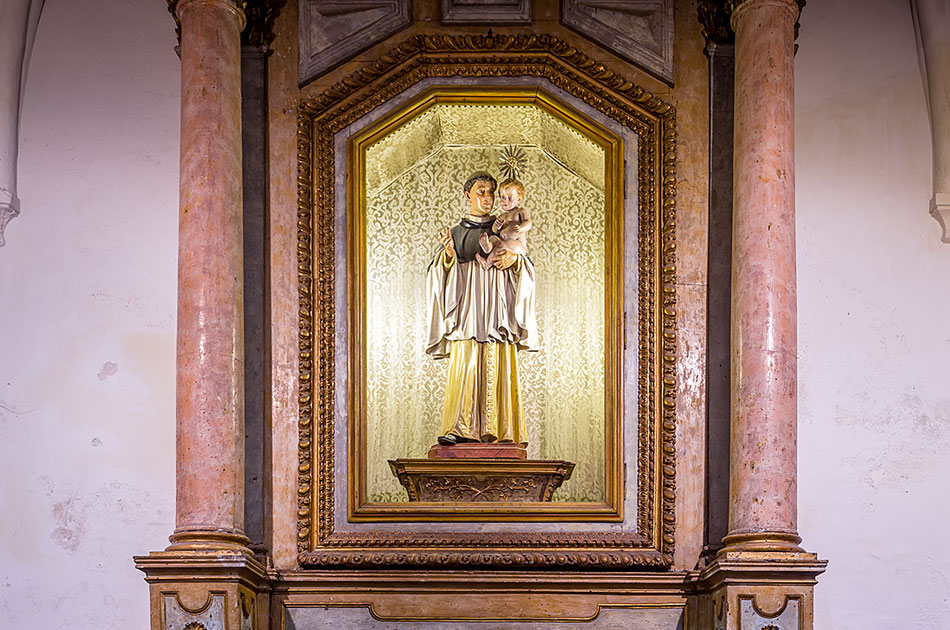 Santo António na Igreja de Santa Cruz