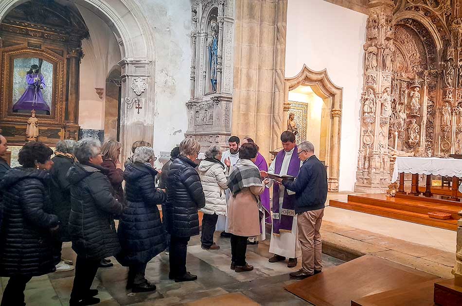 Celebração da Unção aos Enfermos na Igreja de Santa Cruz – 1 março 2024